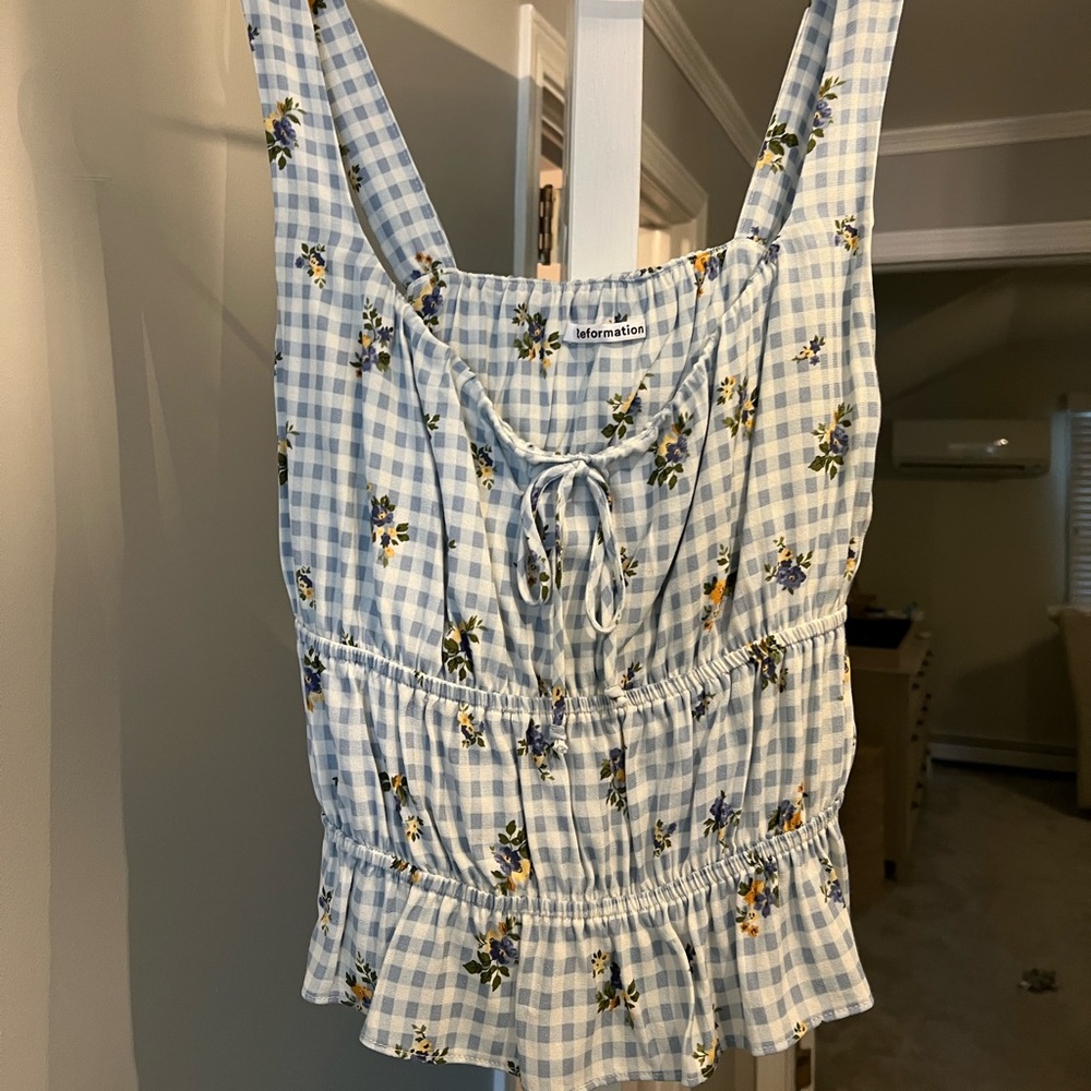 Floral reformation top